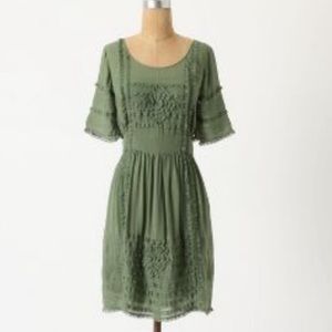 Anthropologie “Laced with Grace” Dress size 6